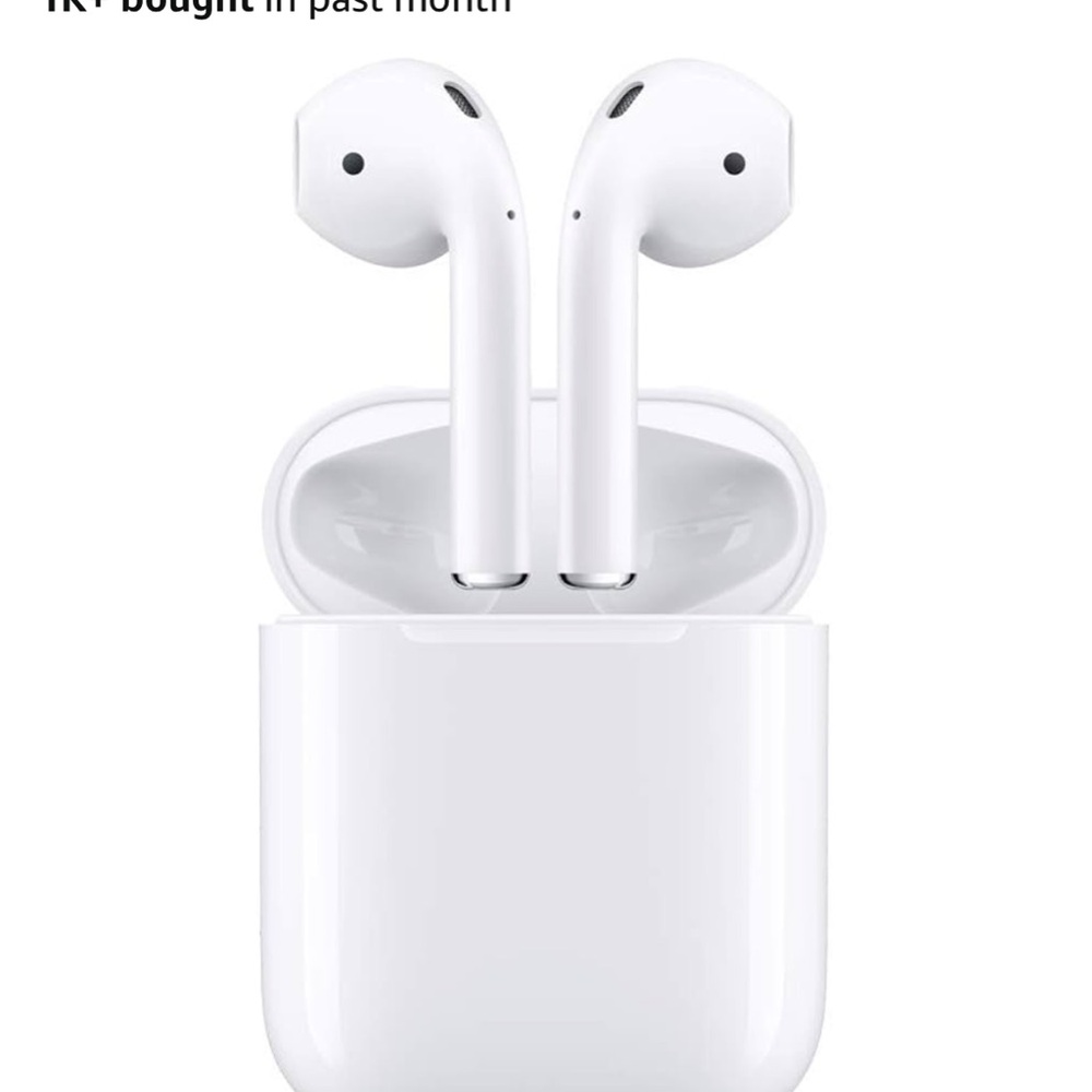 Wireless White Earbuds with Charging Case